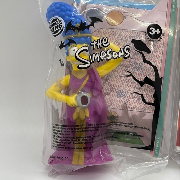 Burger King 2011 The Simpson's Treehouse of Horror MARGE Toy - Picture 5 of 5